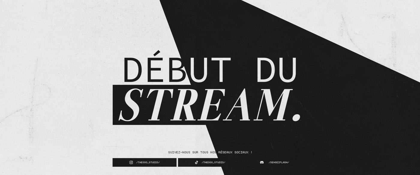 Écran de stream THEOOO STUDIO utilisé comme référence du moodboard